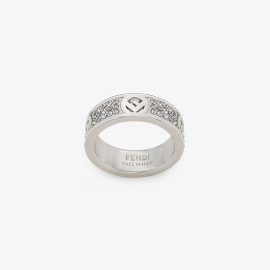 18K Fendi Is White Gold Ring