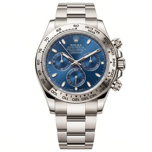 Rolex Cosmograph Daytona 126509 White Gold "Blue Dial" Watch