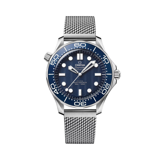 Omega Seamaster Diver 300M James Bond 60th Anniversary Edition 42mm Watch - Blue on Bracelet