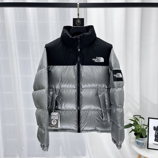 The North Face Color-Block Quilted Puffer Jacket — hero