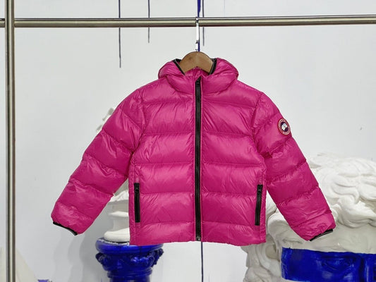 Canada Goose Kids' Hooded Quilted Down Jacket — hero