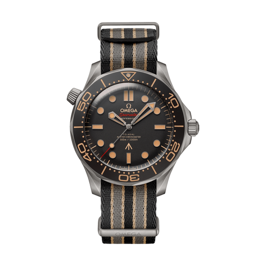 Omega Seamaster Diver 300M 007 Edition 42mm Watch - Brown on Fabric Strap